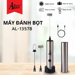 Máy Đánh Bọt Cà Phê, Đánh Trứng 3 Đầu ALIZZ AL-13578( HĐ )